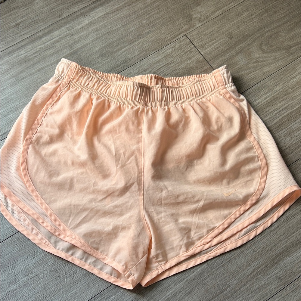 Peach Nike Dri-Fit Athletic Shorts
